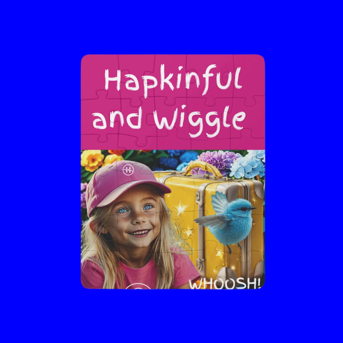 Hapkinful and Wiggle in New York Jigsaw Puzzle. 30 Pieces. Ages 3 and up.