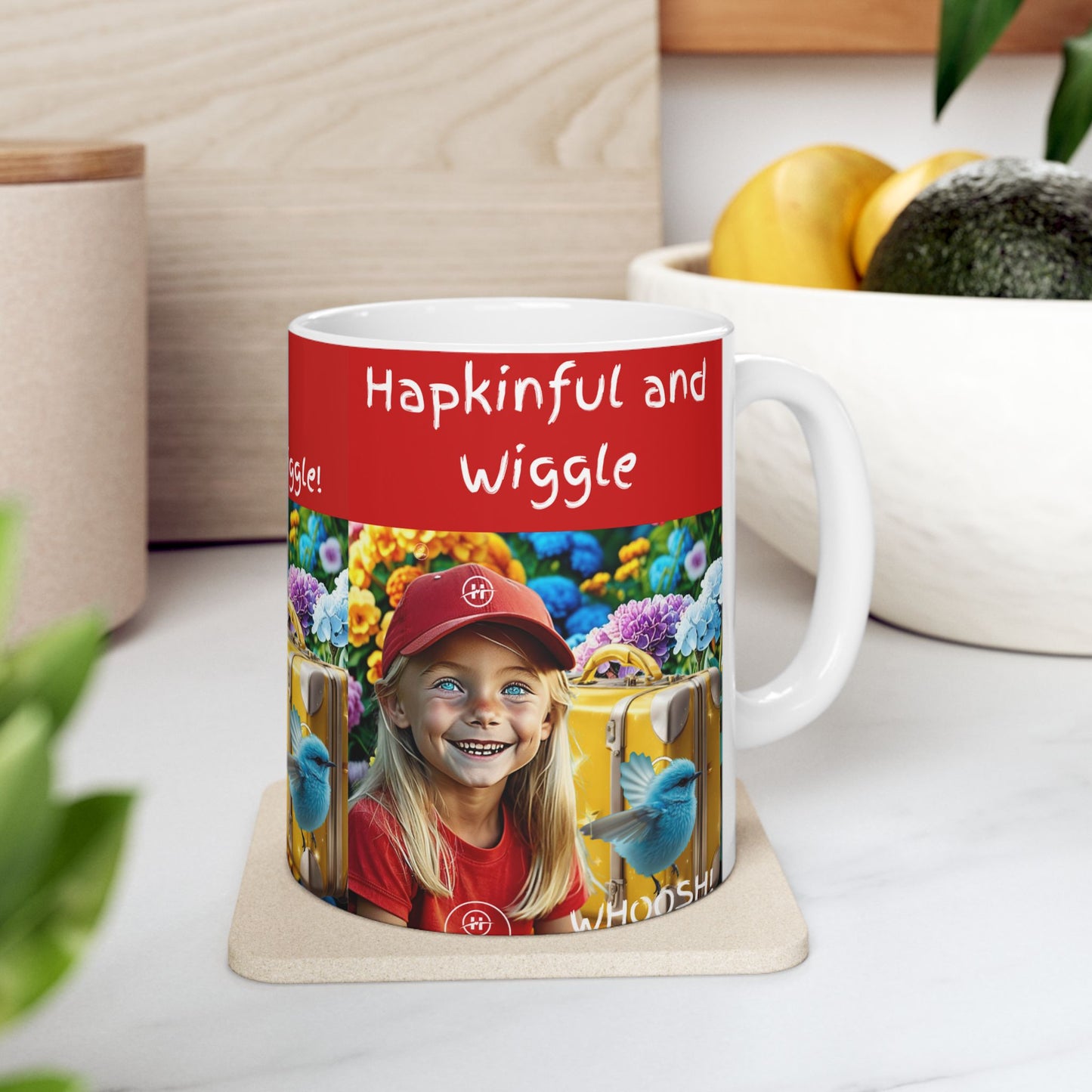 Hapkinful and Wiggle Barcelona Mug 11 oz