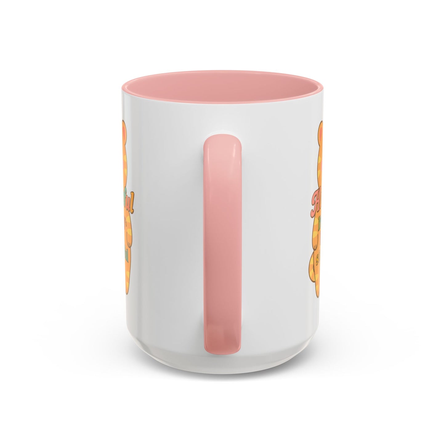 Happy Tiger Mug - Hapkinful Live Happy, Stay Grateful - Perfect Gift for Cat Lovers