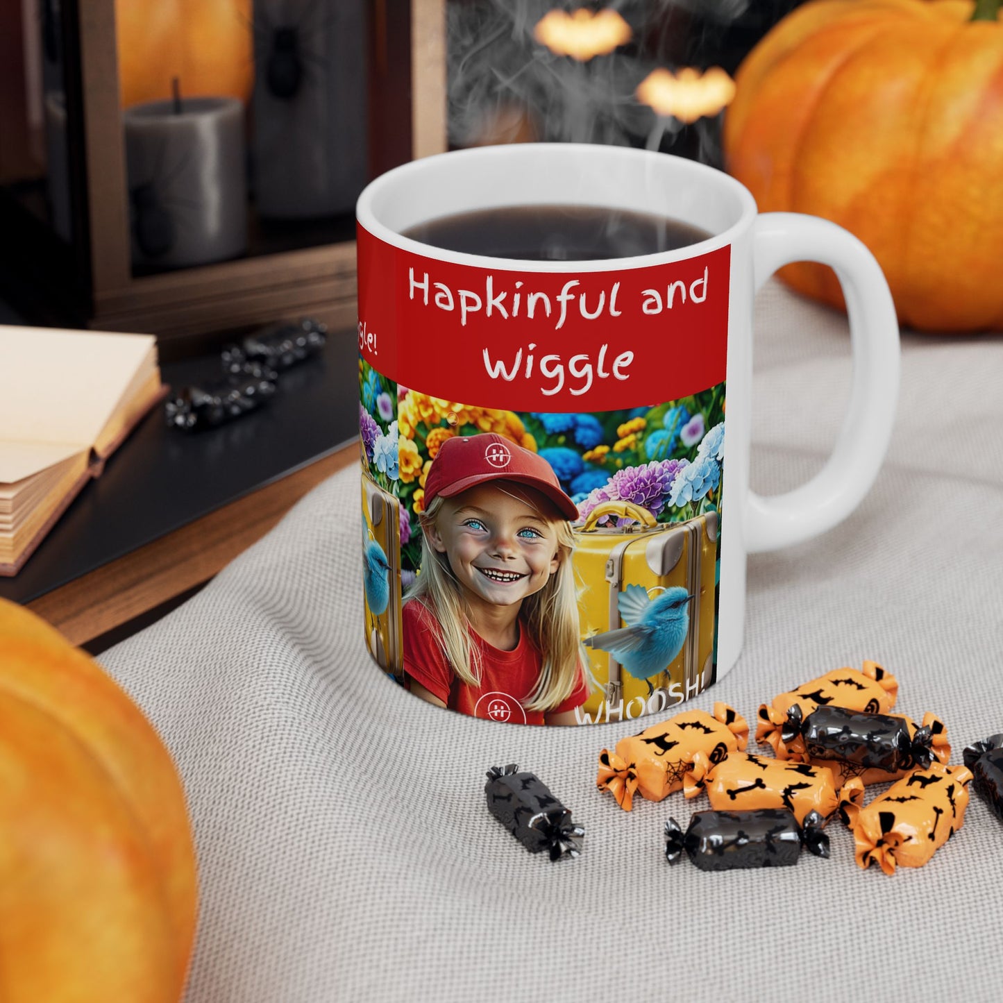 Hapkinful and Wiggle Barcelona Mug 11 oz
