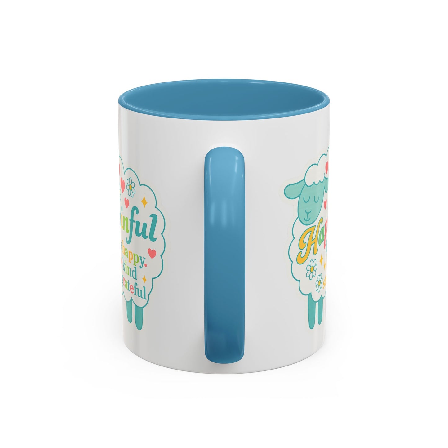 Happy Sheep Mug – Hapkinful Live Happy, Stay Grateful