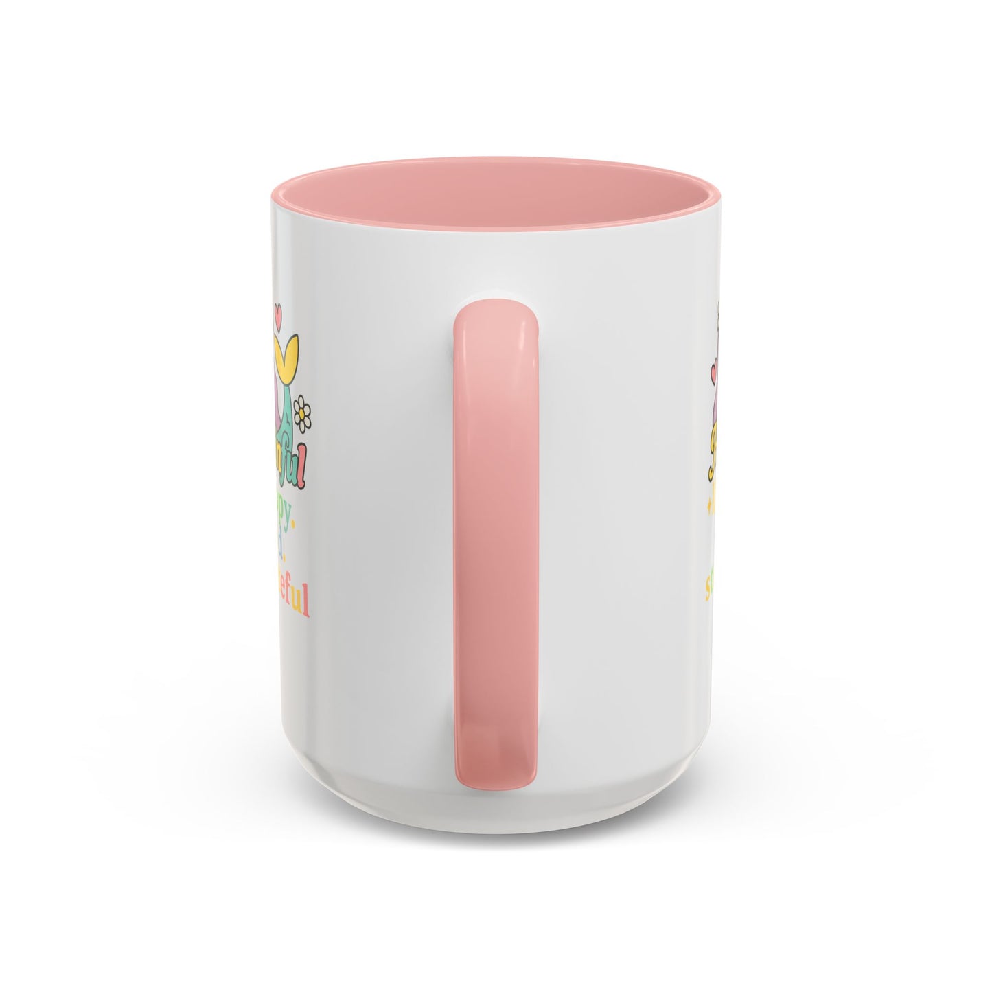 Happy Mermaid Mug - 11 & 15oz - Hapkinful Live Happy, Be Kind, Stay Grateful