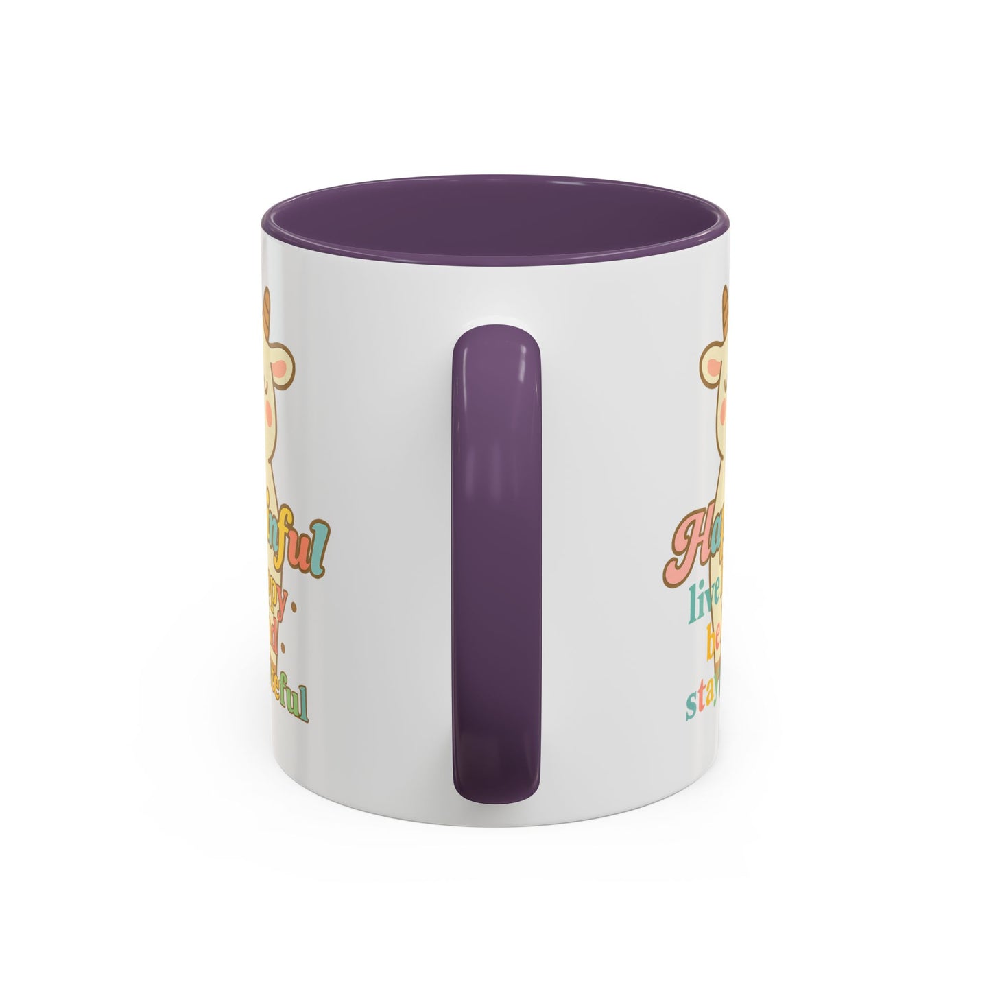 Happy Goat Mug - Hapkinful Live Happy. Be Kind. Stay Grateful