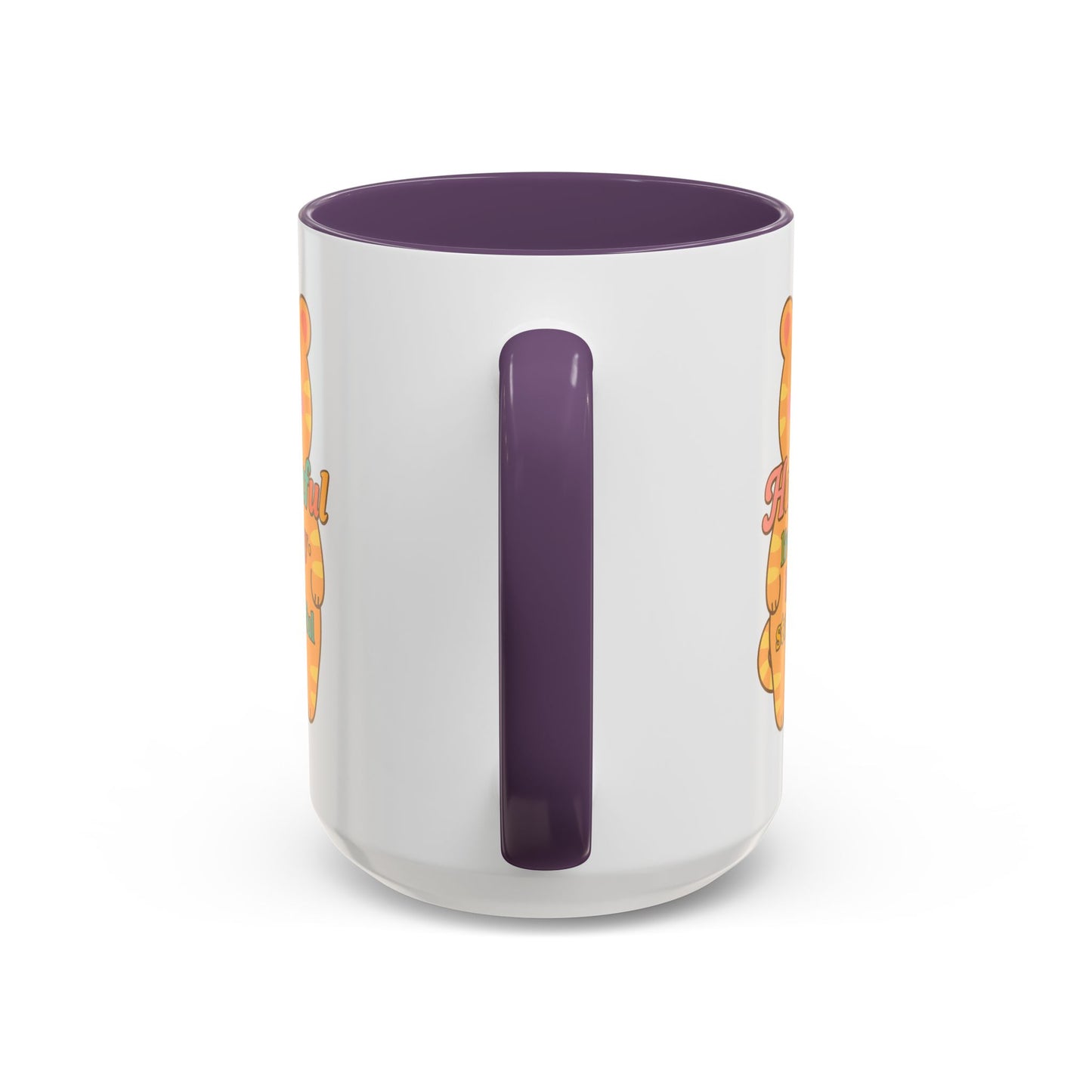 Happy Tiger Mug - Hapkinful Live Happy, Stay Grateful - Perfect Gift for Cat Lovers