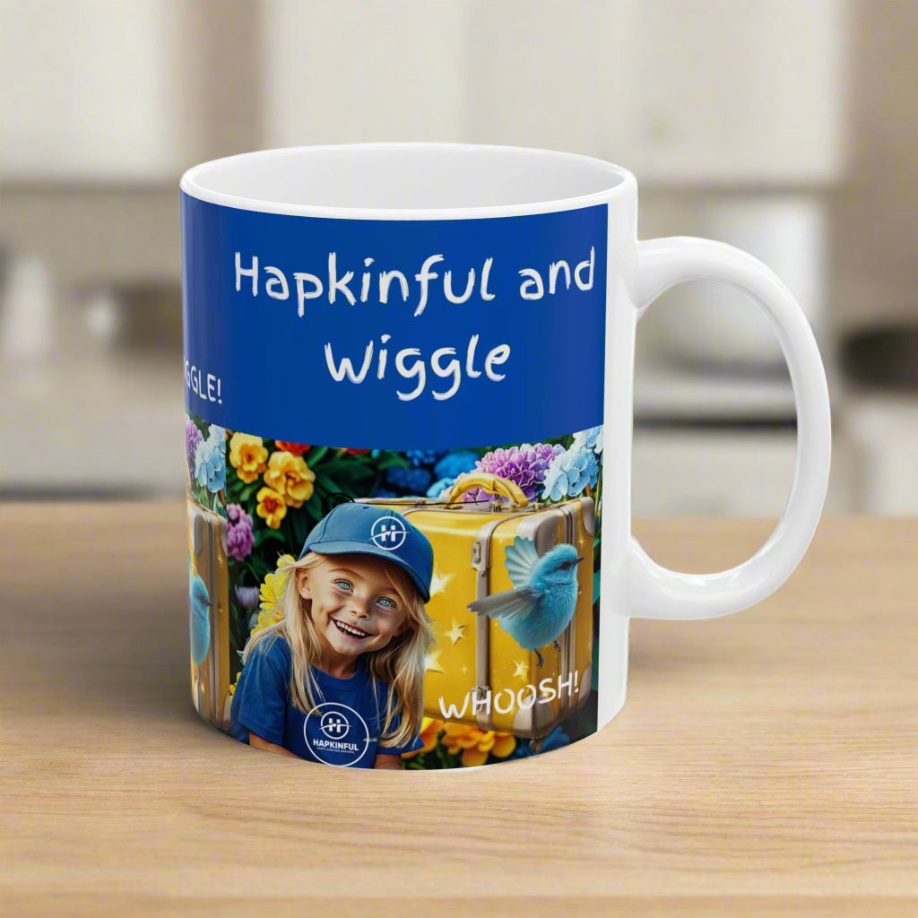Hapkinful and Wiggle Paris Ceramic Mug, (11oz)