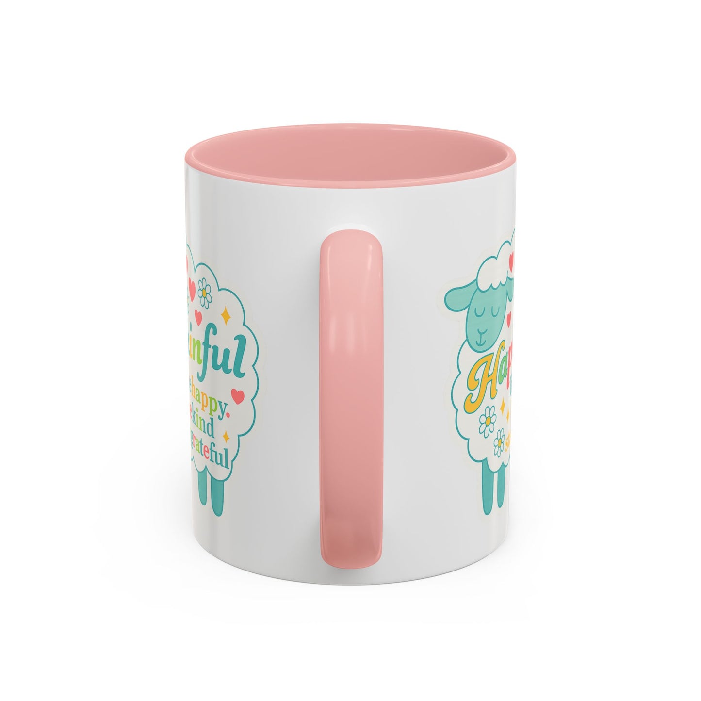 Happy Sheep Mug – Hapkinful Live Happy, Stay Grateful