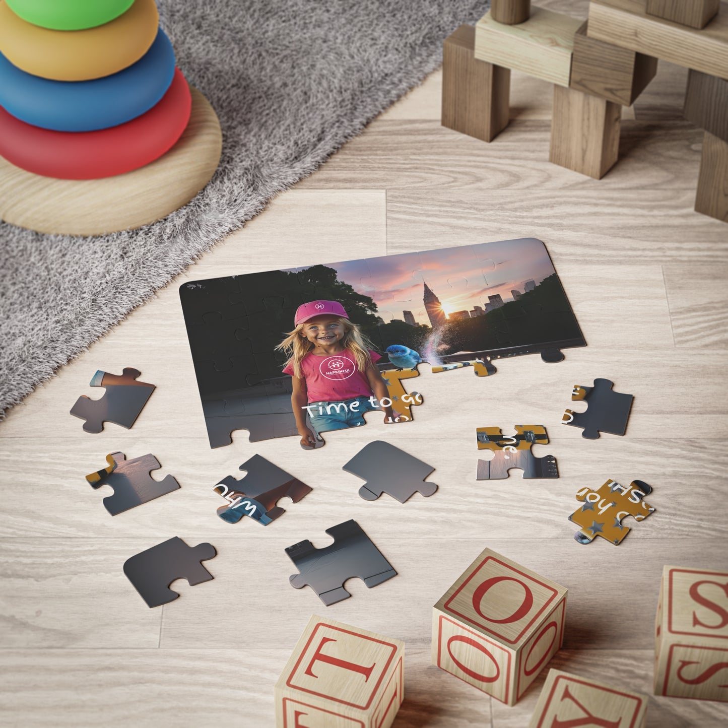 Hapknful and Wiggle New York "Time to go Home!" 30 Pieces. Ages 3 and up.