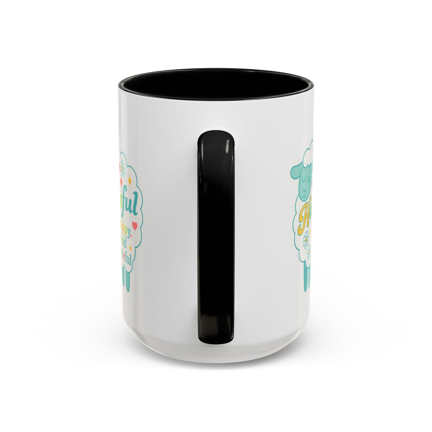 Happy Sheep Mug – Hapkinful Live Happy, Stay Grateful