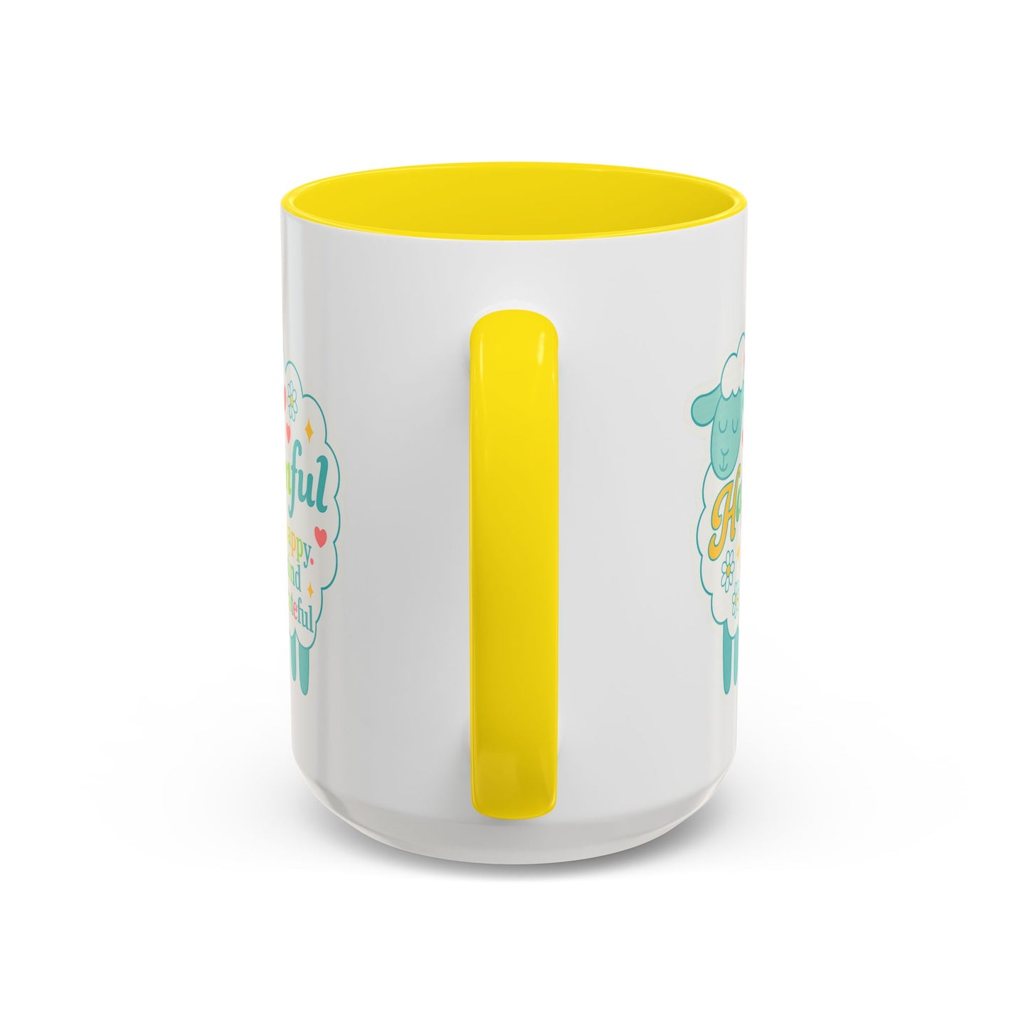 Happy Sheep Mug – Hapkinful Live Happy, Stay Grateful