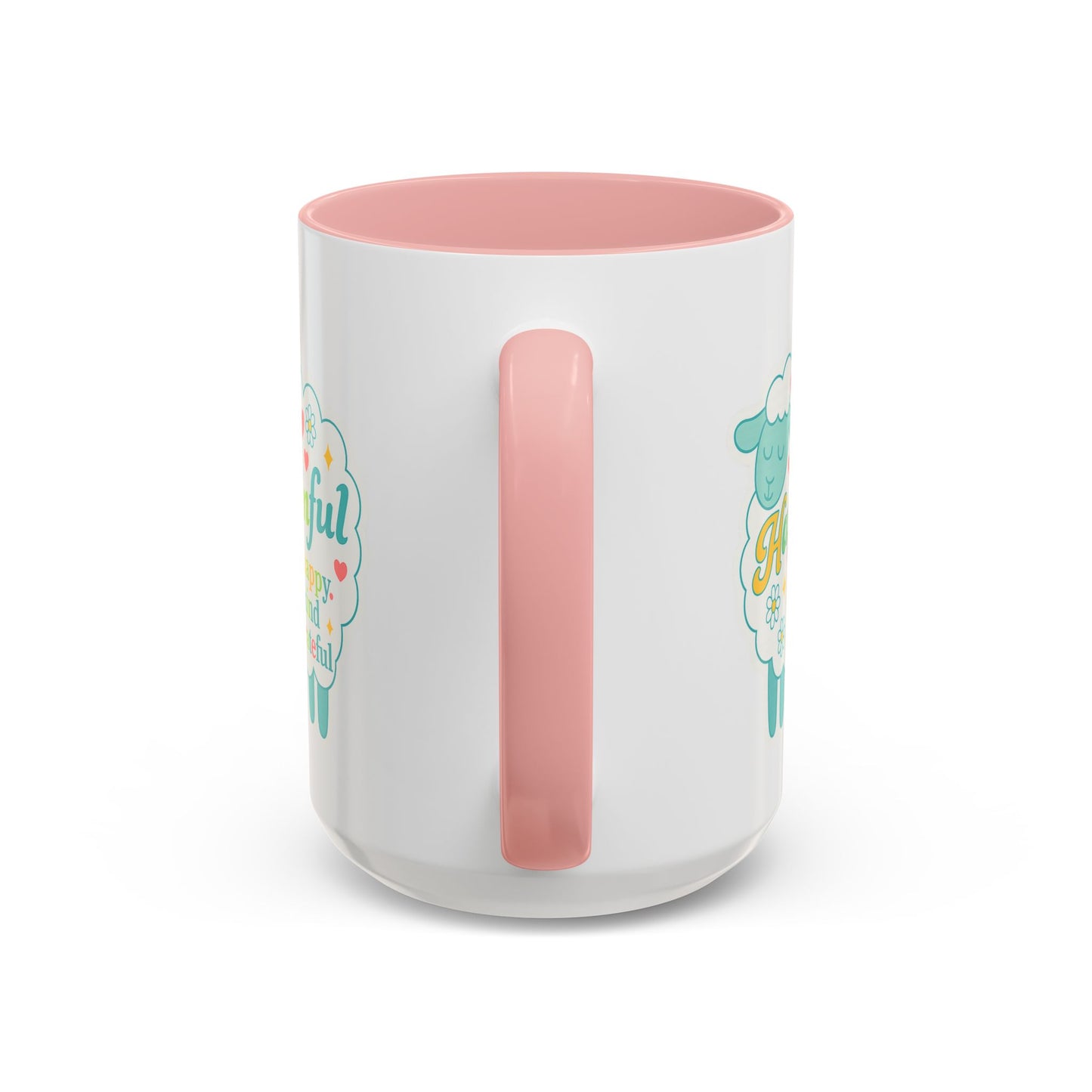 Happy Sheep Mug – Hapkinful Live Happy, Stay Grateful