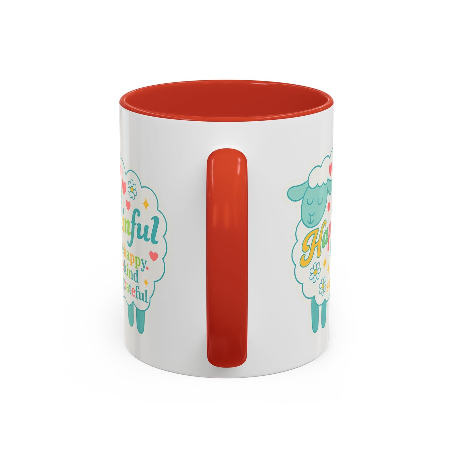 Happy Sheep Mug – Hapkinful Live Happy, Stay Grateful