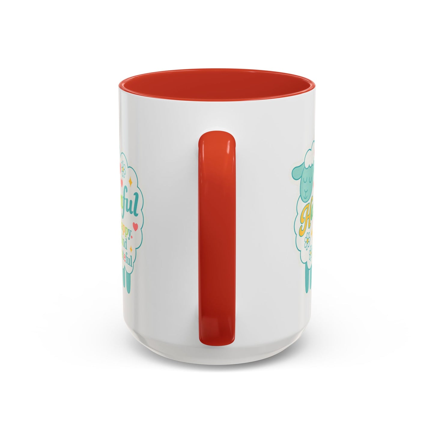 Happy Sheep Mug – Hapkinful Live Happy, Stay Grateful