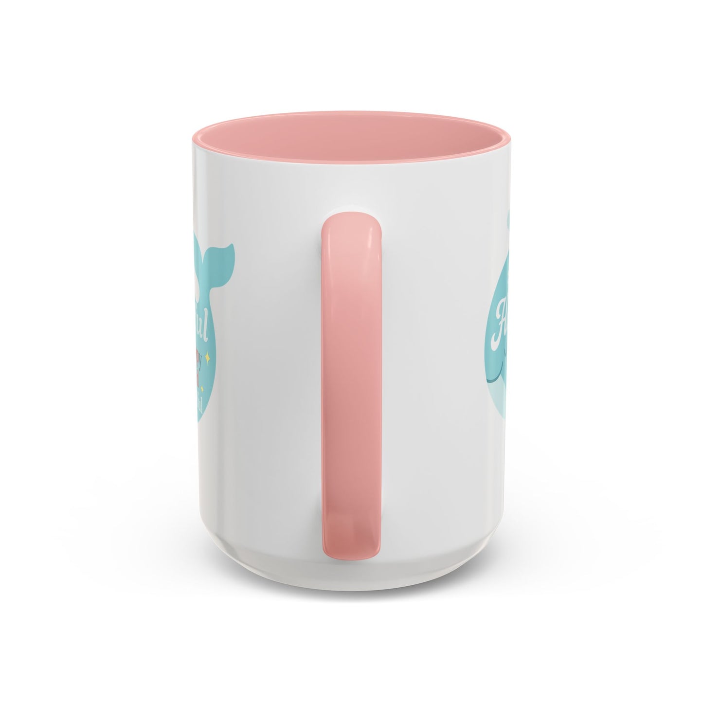 Happy Whale Mug - "Hapkinful: Live Happy, Be Kind, Stay Grateful"