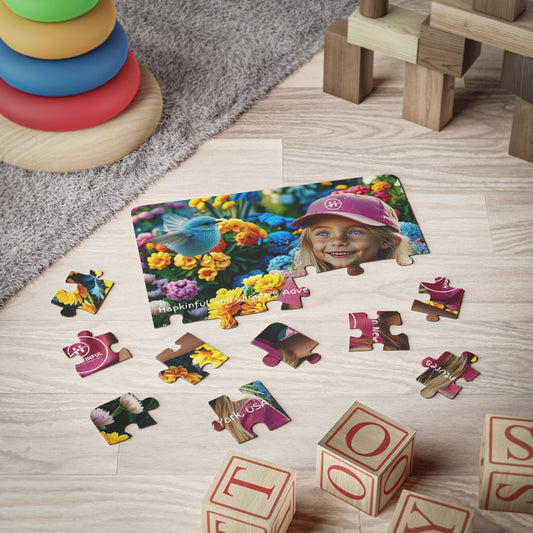Hapkinful and Wiggle in New York Jigsaw Puzzle. "In the Garden!" 30 Pieces. Ages 3 and up.