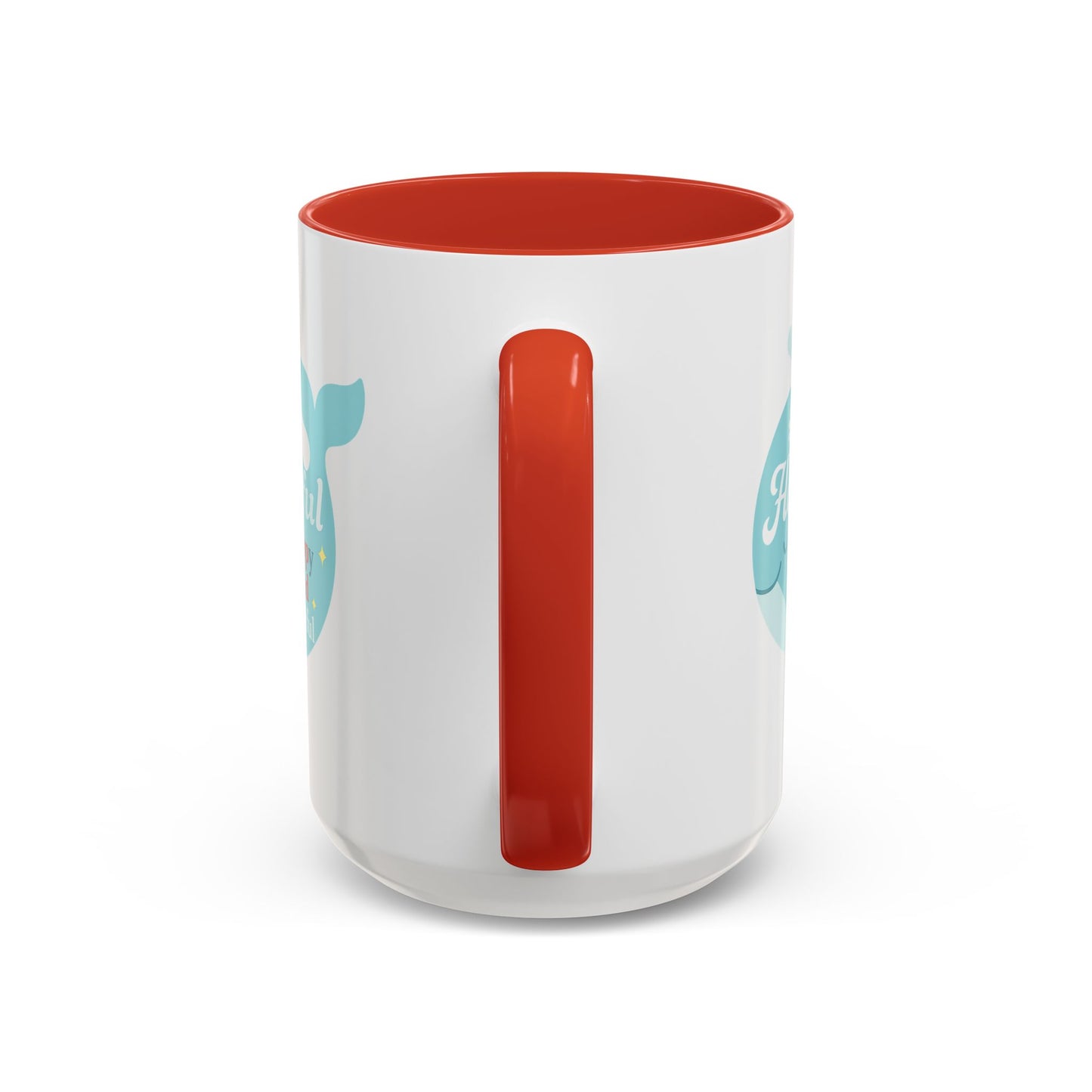 Happy Whale Mug - "Hapkinful: Live Happy, Be Kind, Stay Grateful"