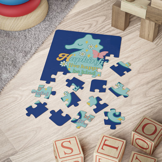 Happy Seahorse Inspirational Kids Jigsaw Puzzle. 30 Pieces. Ages 3 and up.