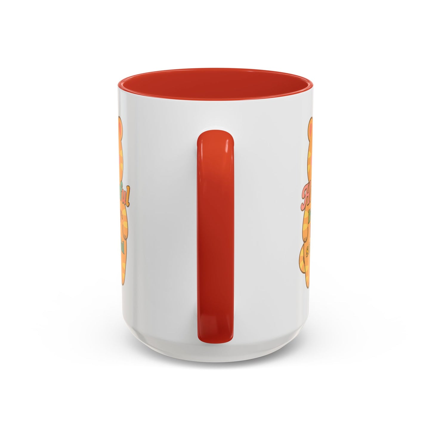 Happy Tiger Mug - Hapkinful Live Happy, Stay Grateful - Perfect Gift for Cat Lovers