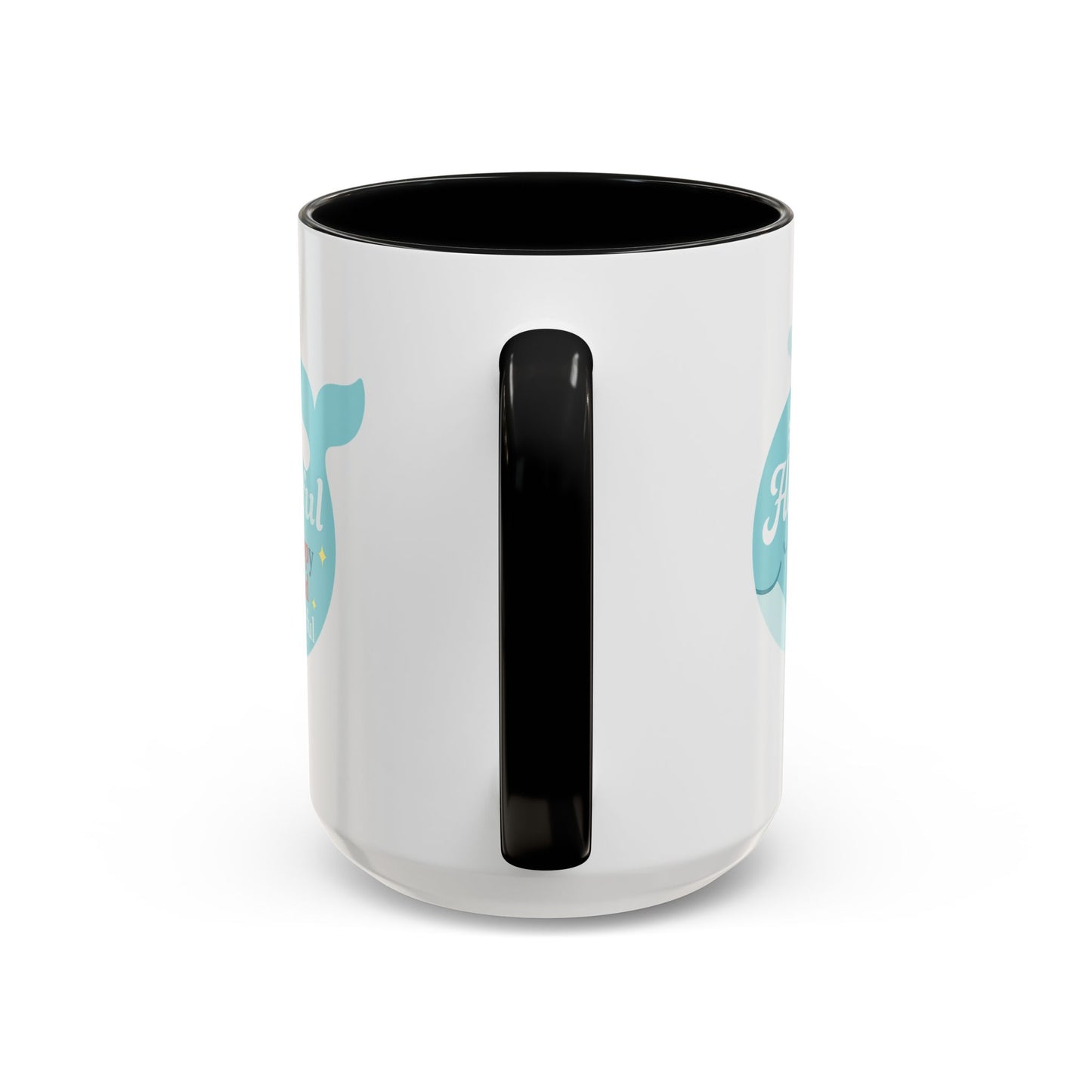 Happy Whale Mug - "Hapkinful: Live Happy, Be Kind, Stay Grateful"