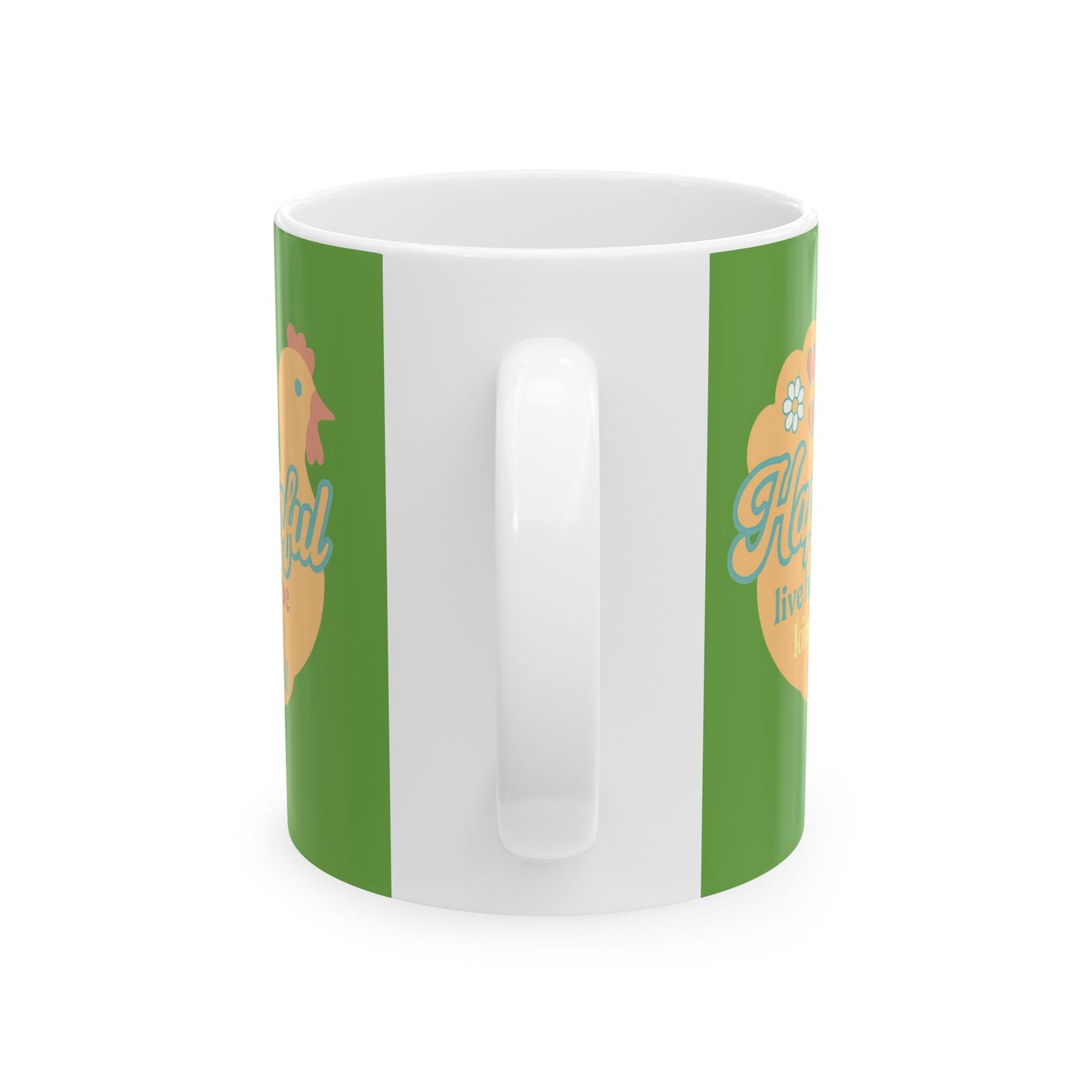 Happy Turkey Mug Hapkinful Live Happy . Be Kind . Stay Kind 11 oz