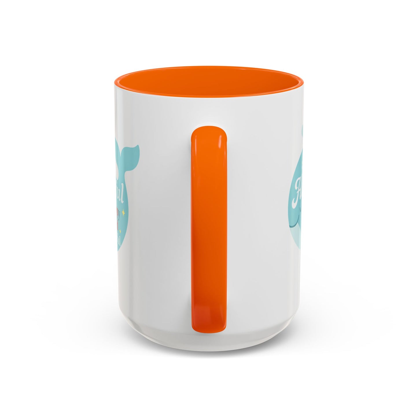 Happy Whale Mug - "Hapkinful: Live Happy, Be Kind, Stay Grateful"