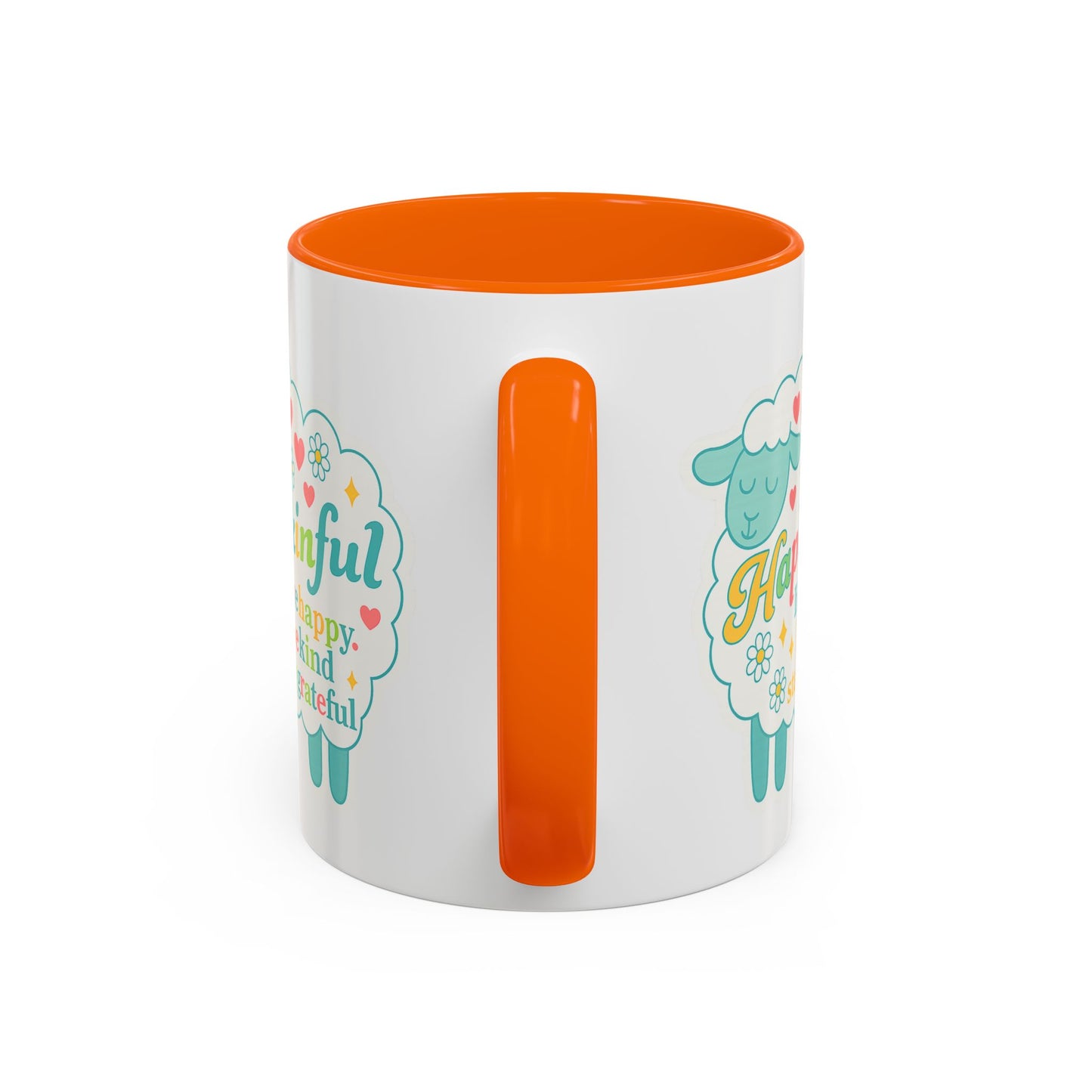 Happy Sheep Mug – Hapkinful Live Happy, Stay Grateful