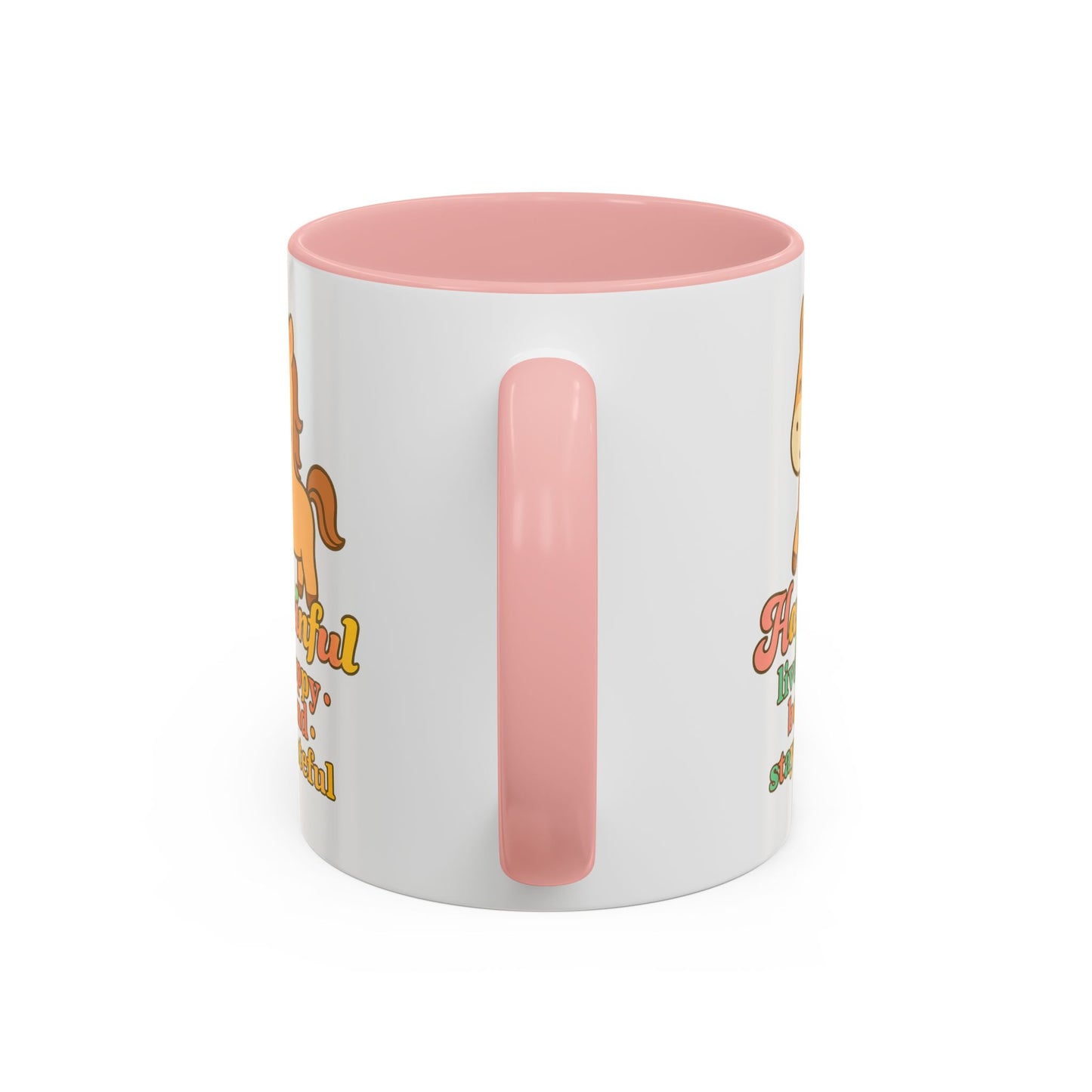 Happy Horse Mug - Live Happy, Be Kind, Stay Grateful 11 oz. 15 oz