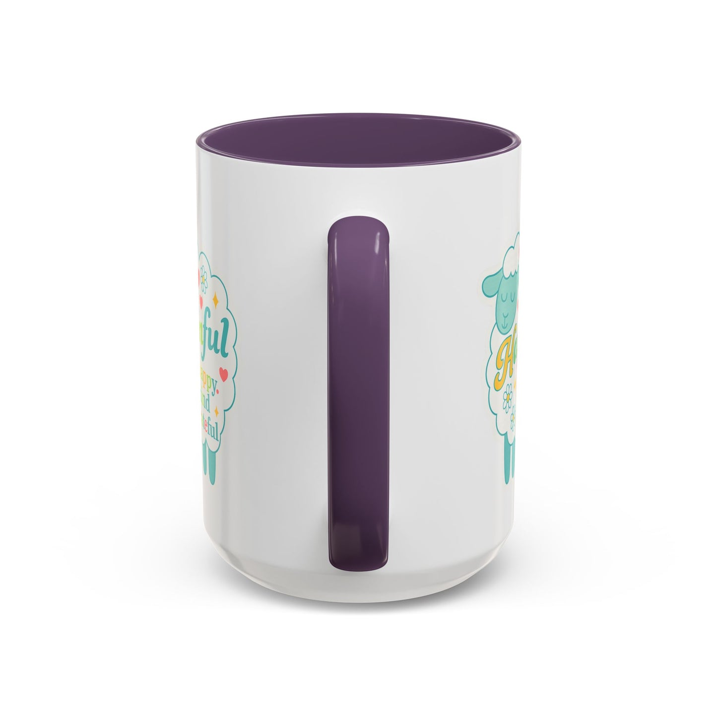 Happy Sheep Mug – Hapkinful Live Happy, Stay Grateful
