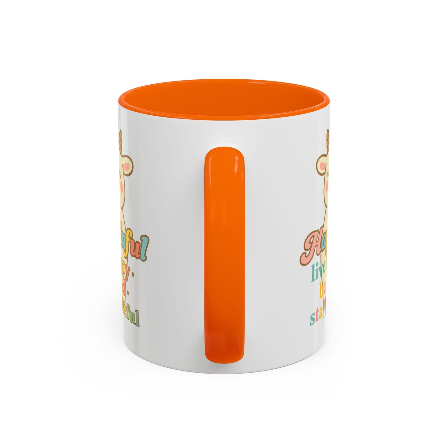 Happy Goat Mug - Hapkinful Live Happy. Be Kind. Stay Grateful