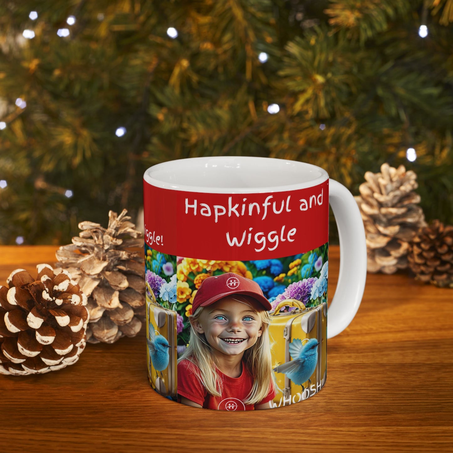 Hapkinful and Wiggle Barcelona Mug 11 oz