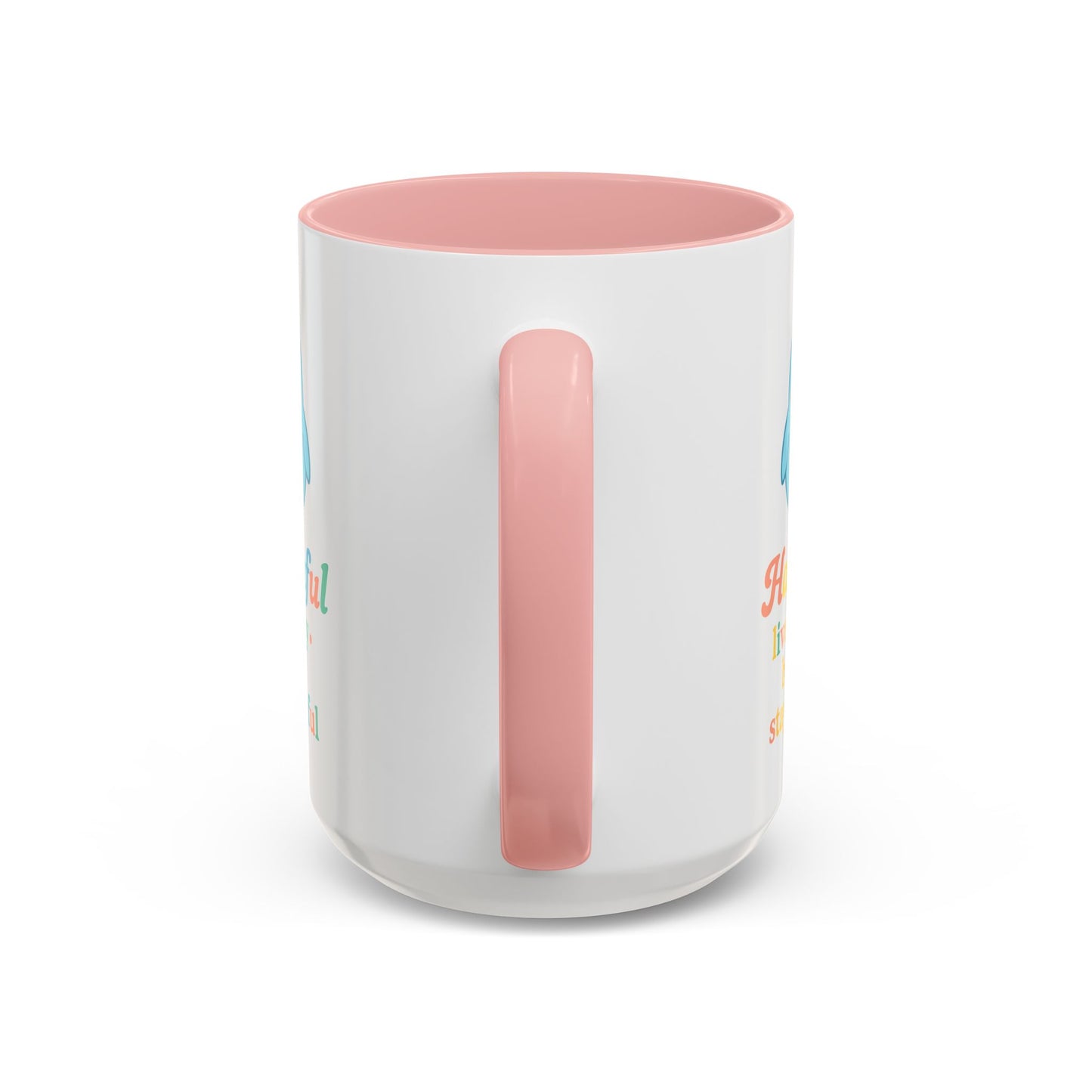 Happy Bird Mug - Hapkinful - Live Happy, Be Kind, Stay Grateful 11 oz. 15 oz.