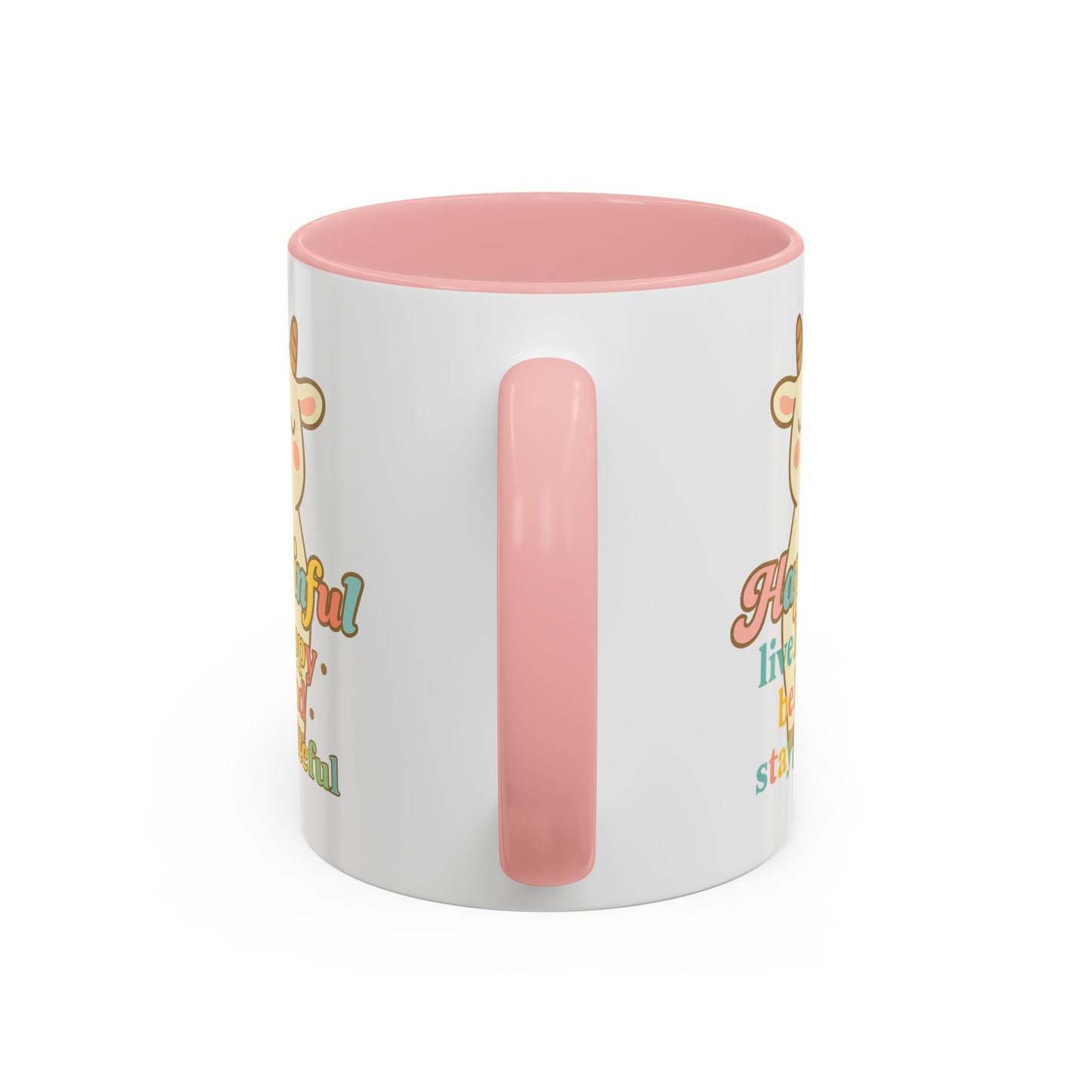 Happy Goat Mug - Hapkinful Live Happy. Be Kind. Stay Grateful