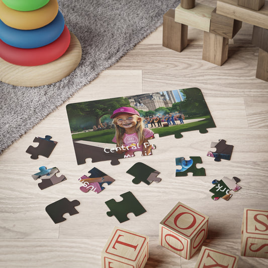 Hapkinful and Wiggle in New York Jigsaw Puzzle. "Central Park!" 30 Pieces. Ages 2 and up.