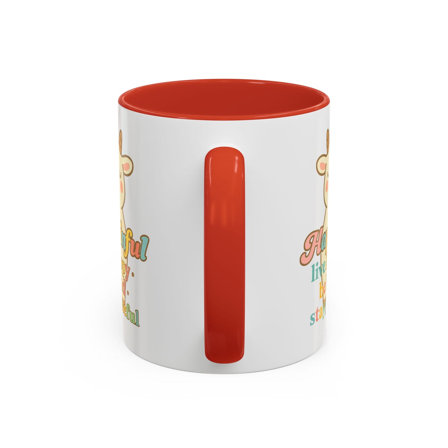 Happy Goat Mug - Hapkinful Live Happy. Be Kind. Stay Grateful