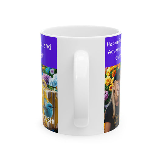 Hapkinful and Wiggle London Ceramic Mug, (11oz)