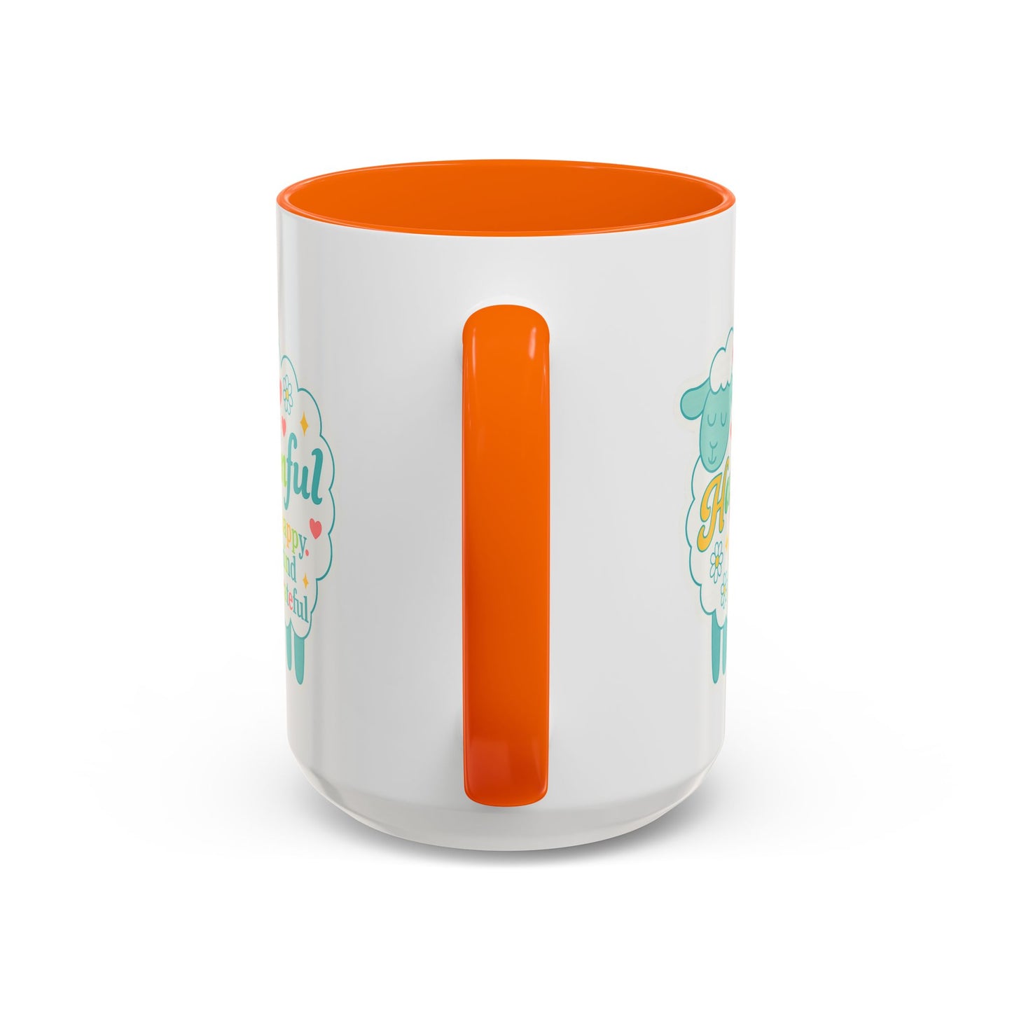 Happy Sheep Mug – Hapkinful Live Happy, Stay Grateful