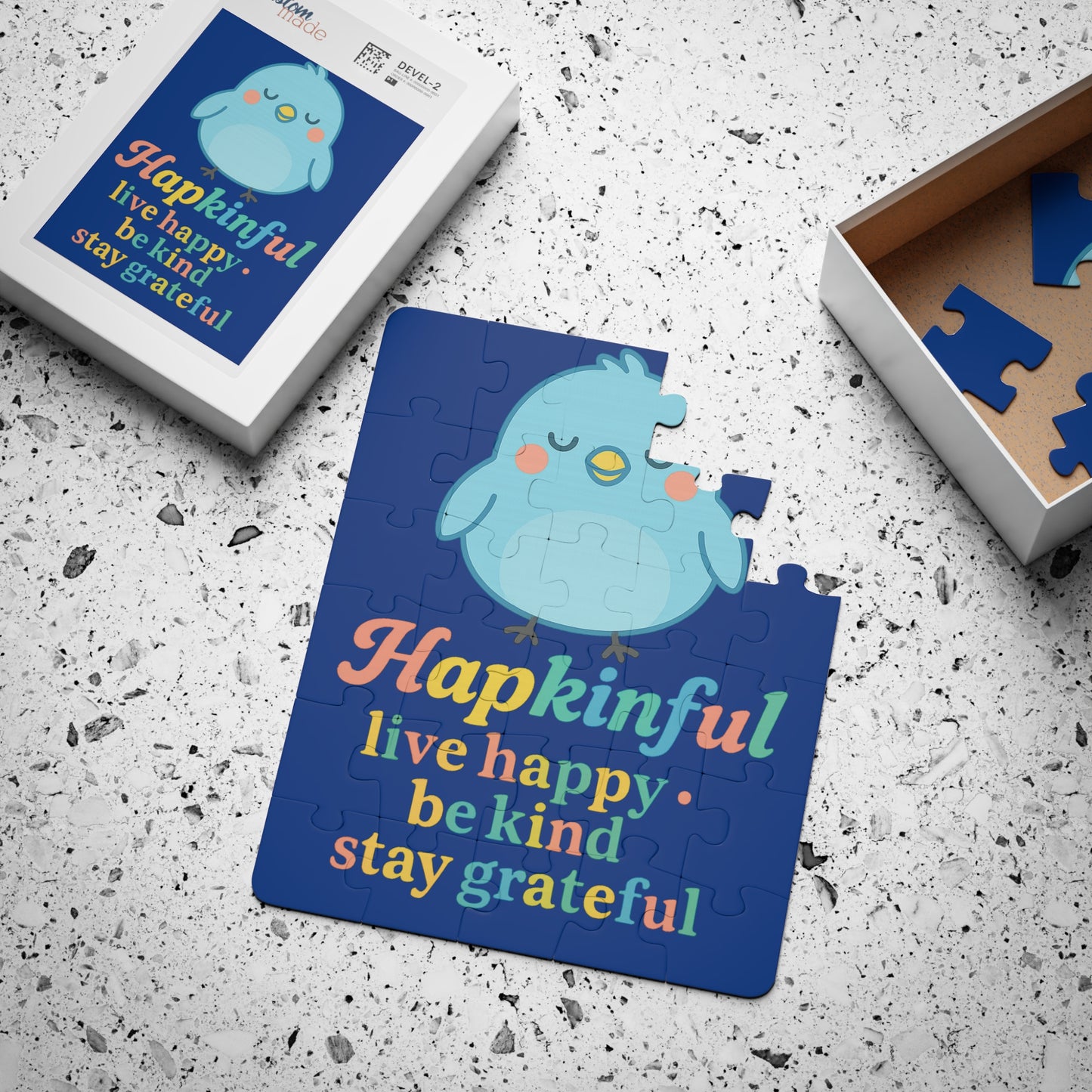 Happy Bird Insprational Kids Jigsaw Puzzle. 30 Piece. Ages 3 and up.