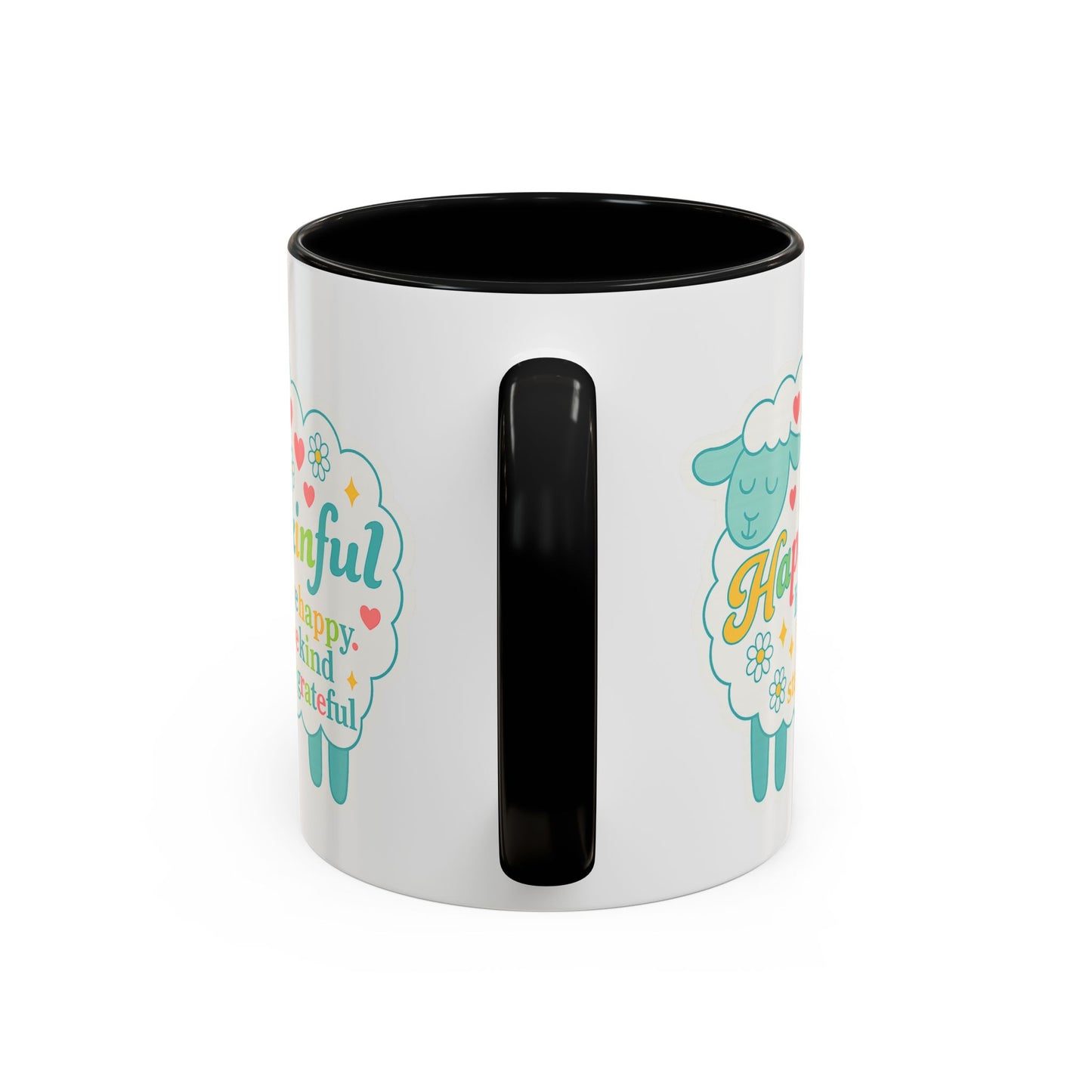 Happy Sheep Mug – Hapkinful Live Happy, Stay Grateful