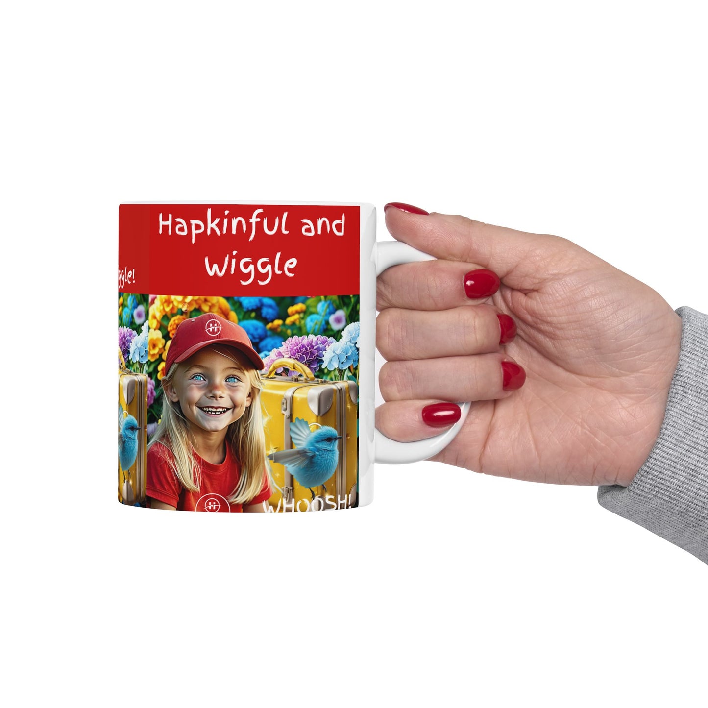 Hapkinful and Wiggle Barcelona Mug 11 oz