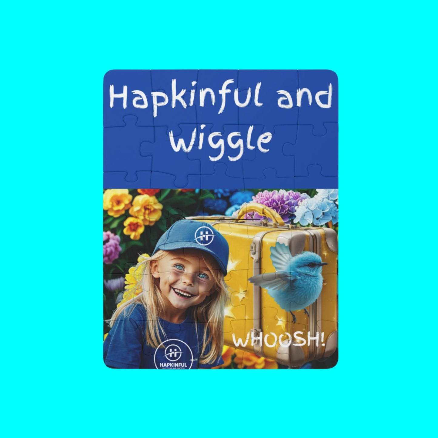 Hapkinful and Wiggle Paris kids Jigsaw Puzzle. 30 Pieces. Ages 3 and up.