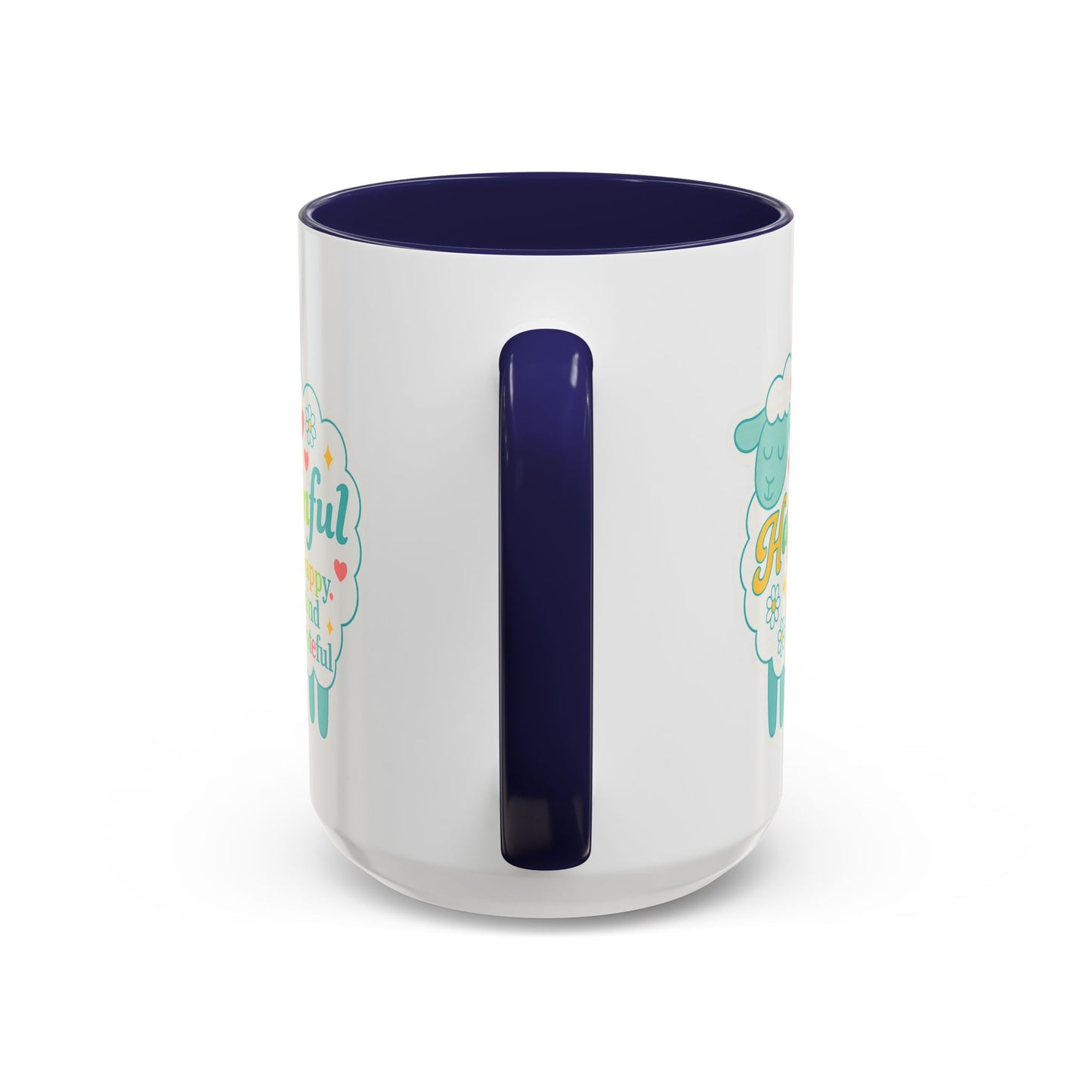 Happy Sheep Mug – Hapkinful Live Happy, Stay Grateful