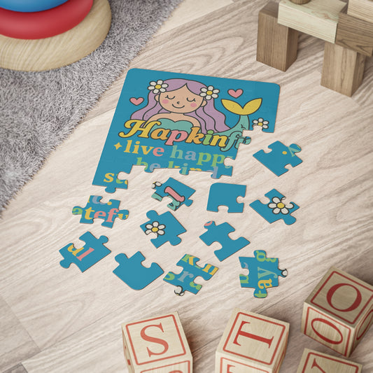 Happy Mermaid Inspirational Kids Jigsaw Puzzle. 30 Pieces. Aged 3 plus