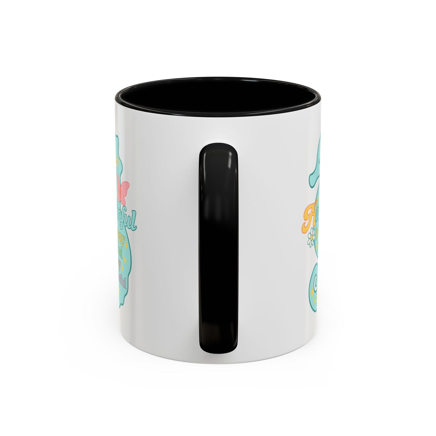 Happy Seahorse Mug Hapkinful Live Happy. Be Kind. Stay Grateful