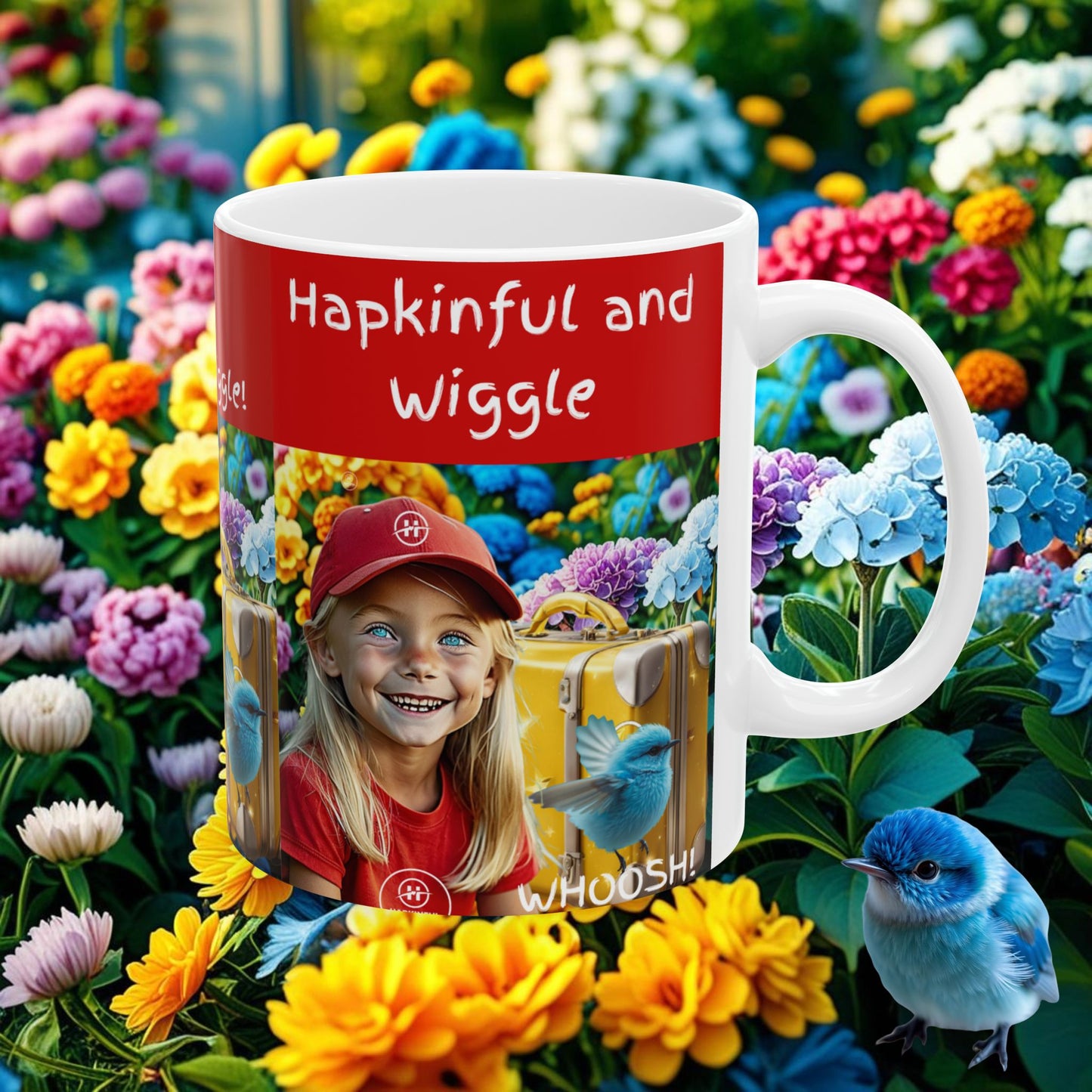 Hapkinful and Wiggle Barcelona Mug 11 oz