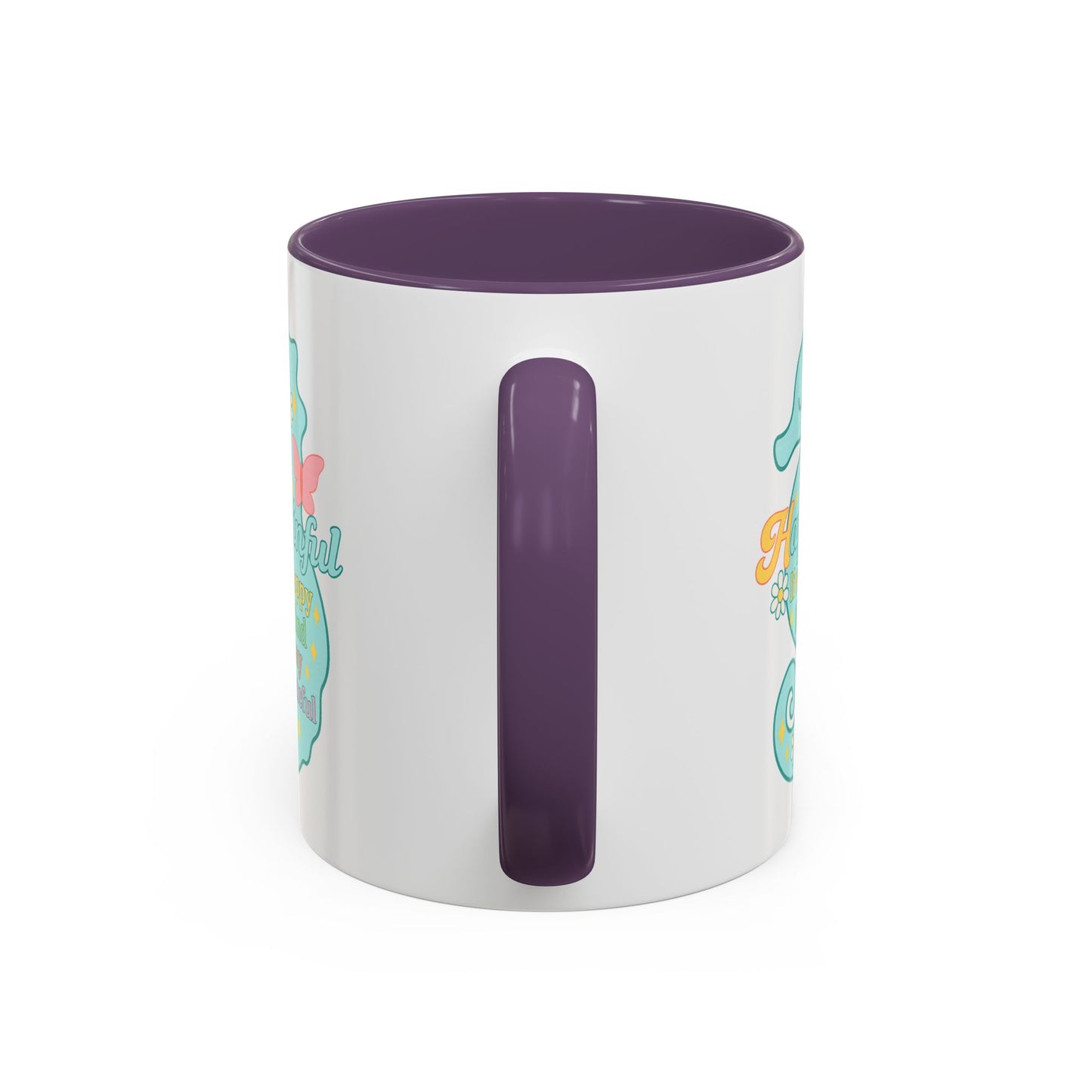 Happy Seahorse Mug Hapkinful Live Happy. Be Kind. Stay Grateful