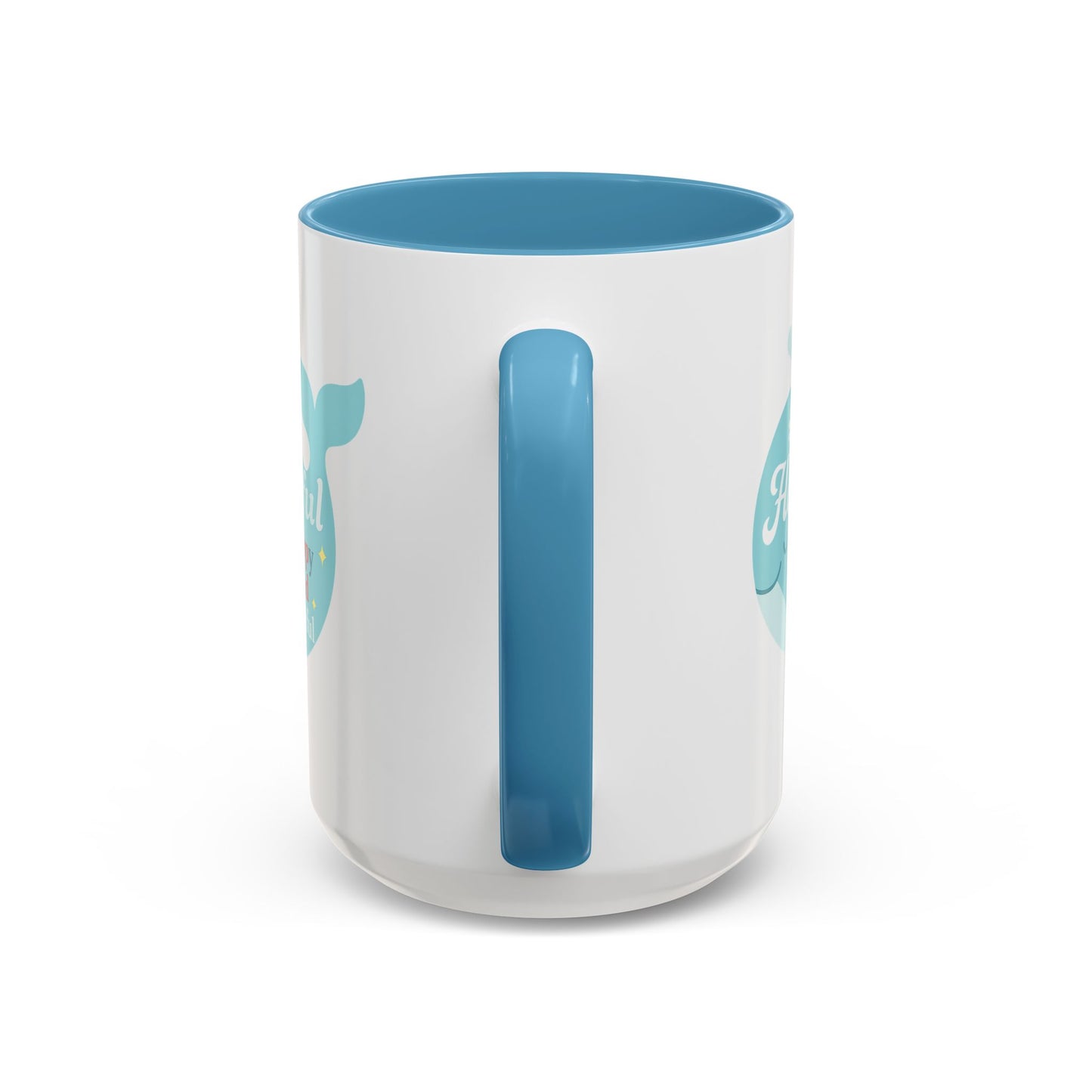Happy Whale Mug - "Hapkinful: Live Happy, Be Kind, Stay Grateful"