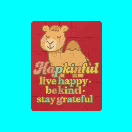 Happy Camel Inspirational Kids Jigsaw Puzzle, 30-Piece Ages 3 and up.