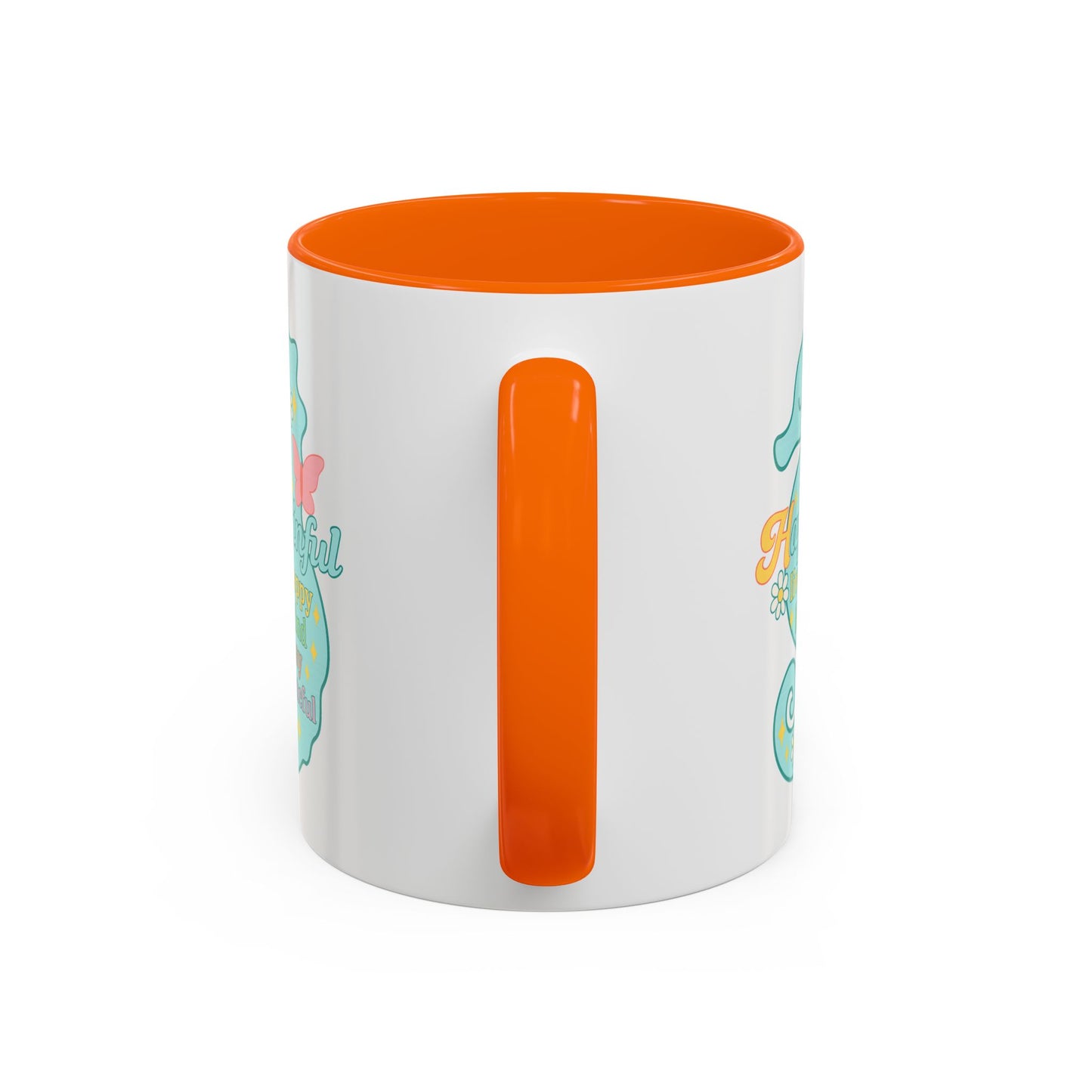 Happy Seahorse Mug Hapkinful Live Happy. Be Kind. Stay Grateful
