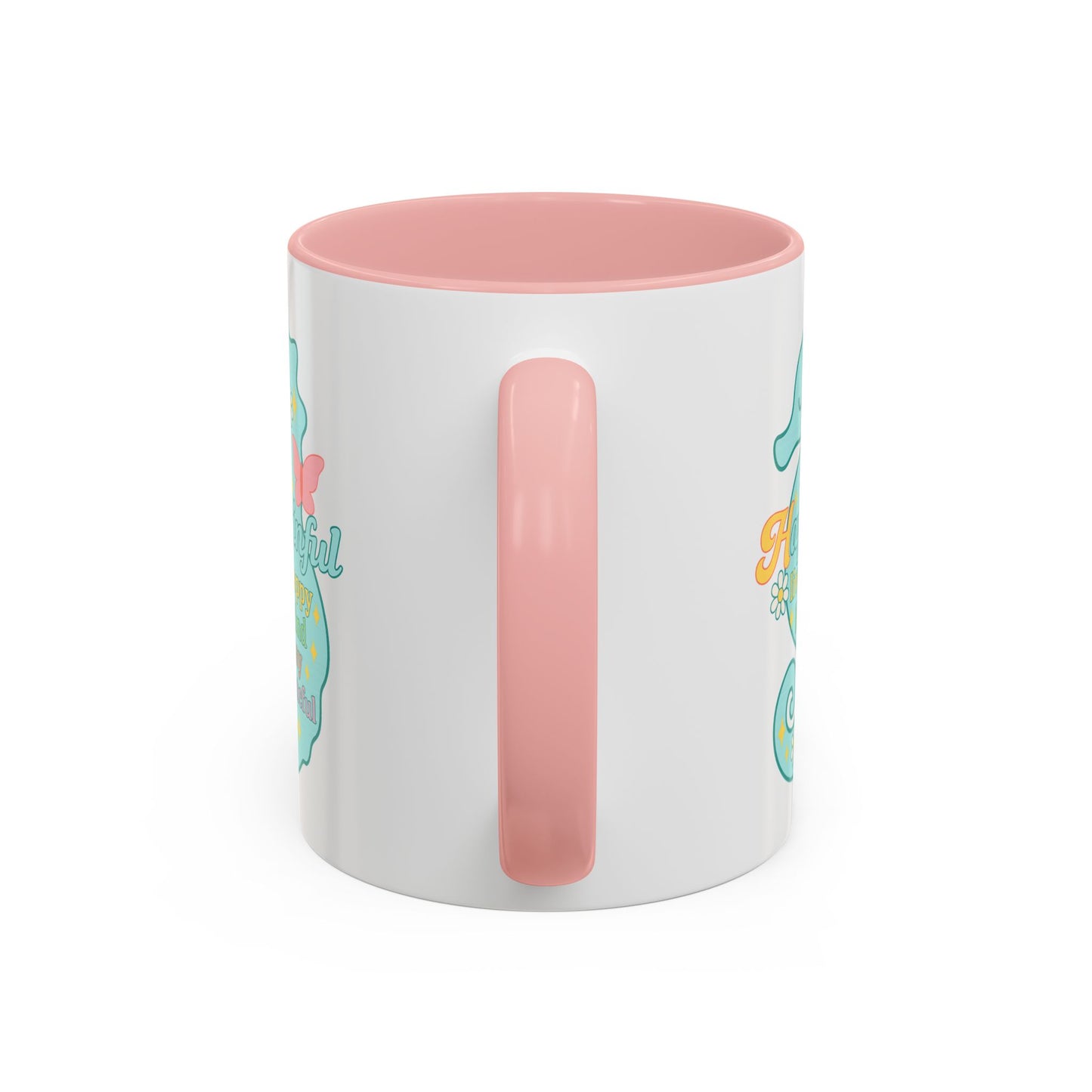 Happy Seahorse Mug Hapkinful Live Happy. Be Kind. Stay Grateful