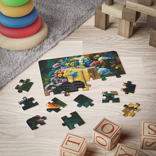 Hapkinful and Wiggle Jigsaw Puzzle. "Whoosh!" 30 Pieces. Ages 3 and up.