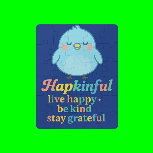 Happy Bird Insprational Kids Jigsaw Puzzle. 30 Piece. Ages 3 and up.